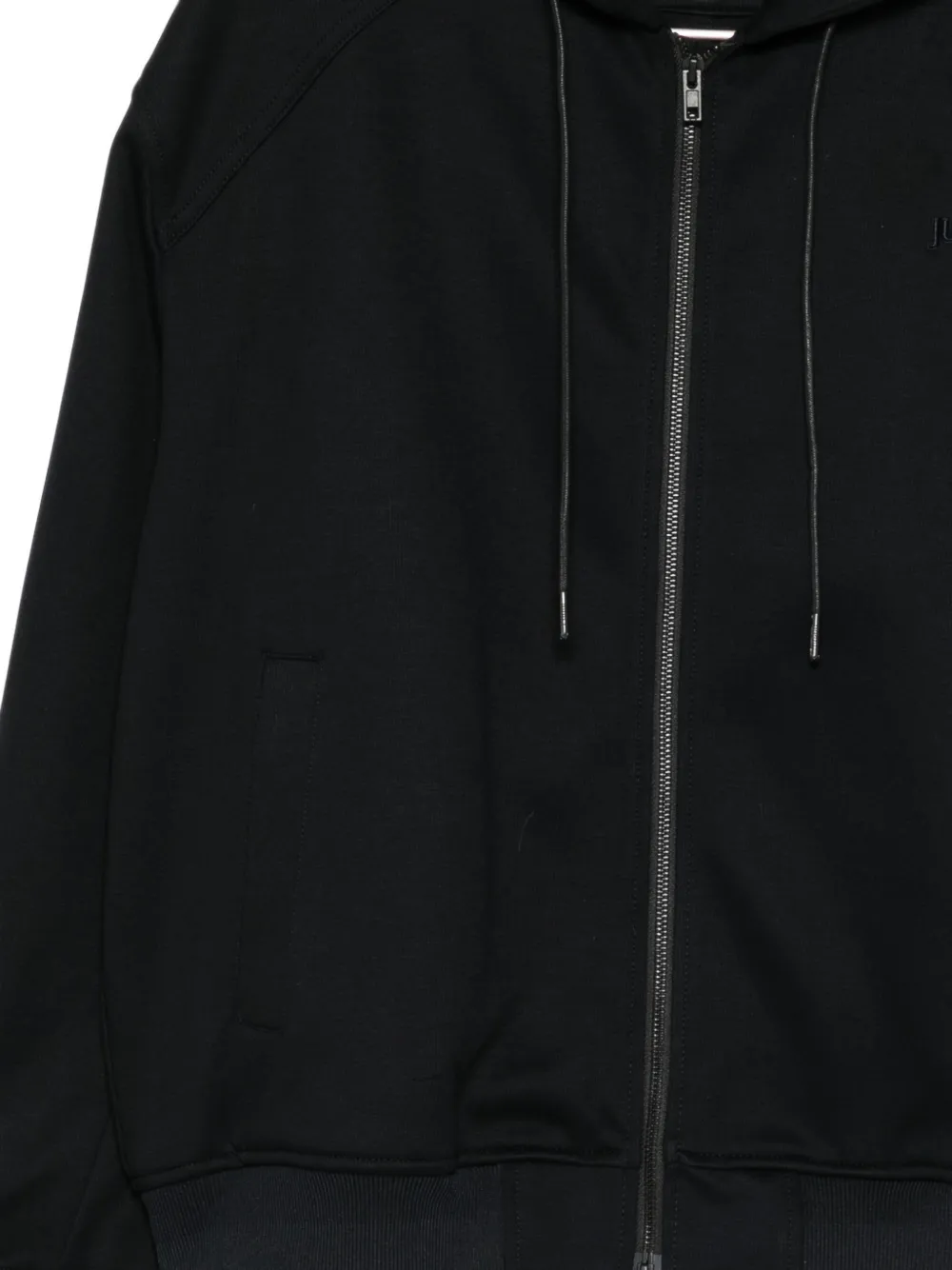 Juun.J Hoodie met raglan mouwen en rits Blauw