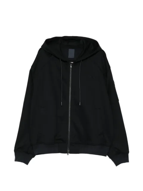 Juun.J zip-up raglan-sleeve hoodie