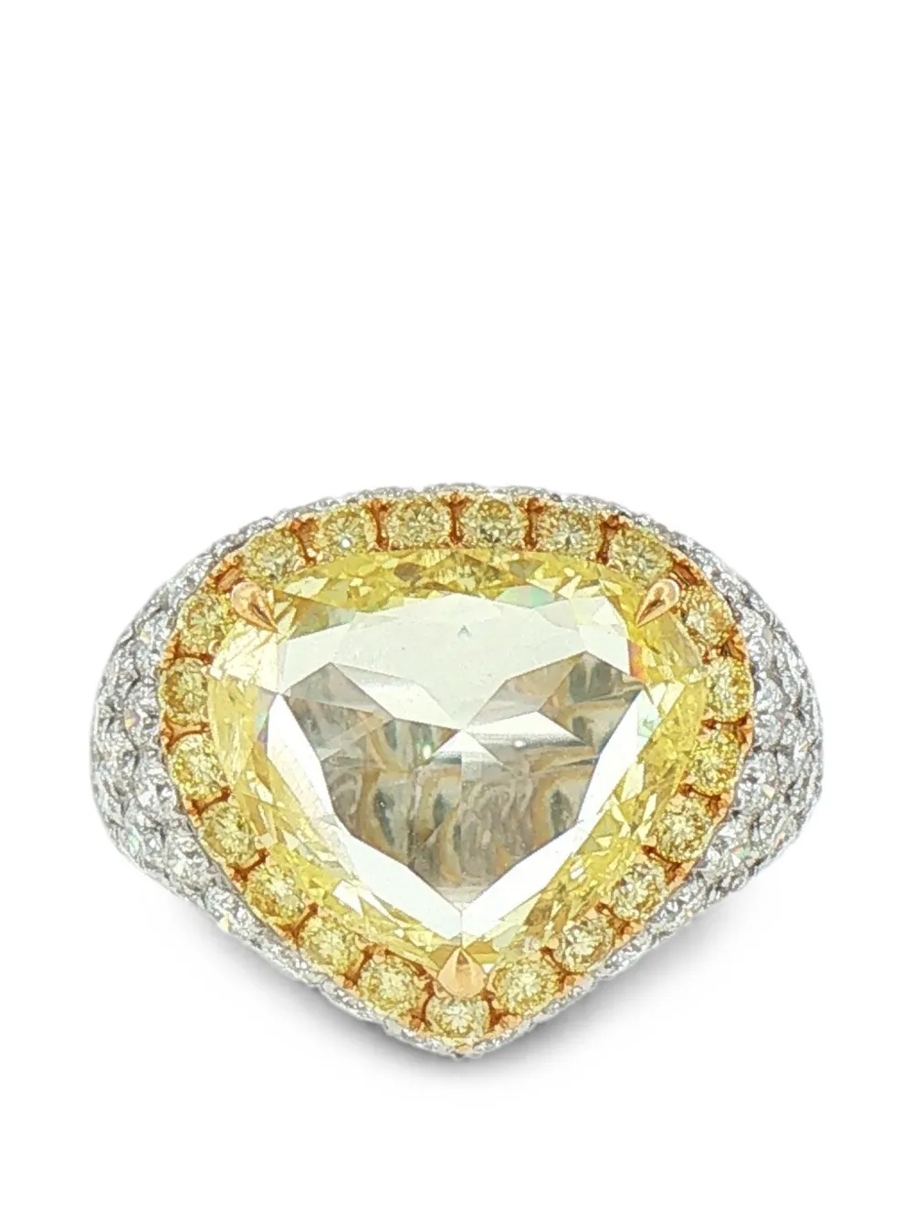 HYT Jewelry Cocktailring mit Diamant - Silber
