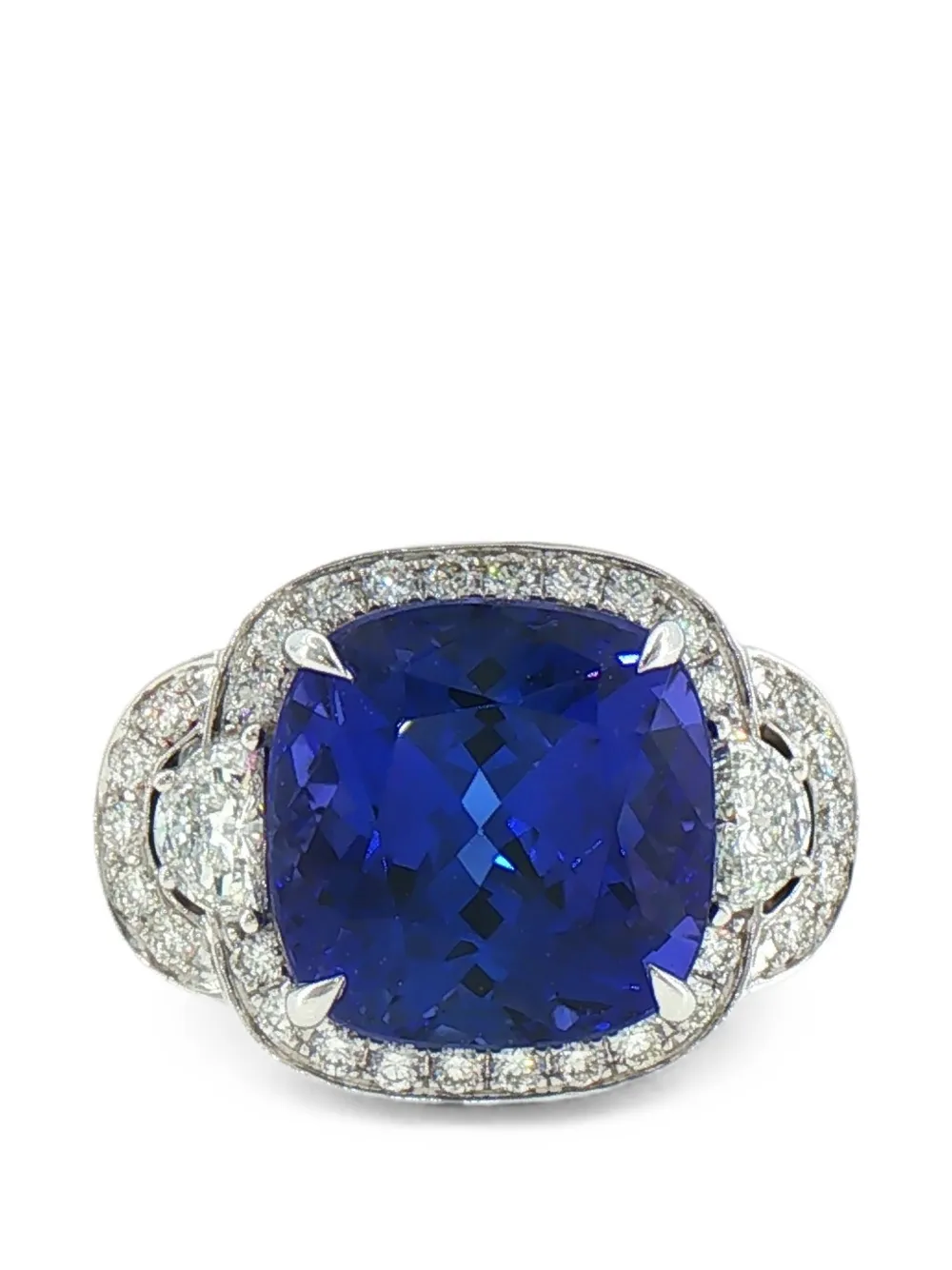 HYT Jewelry Anello con tanzanite e diamanti - Argento