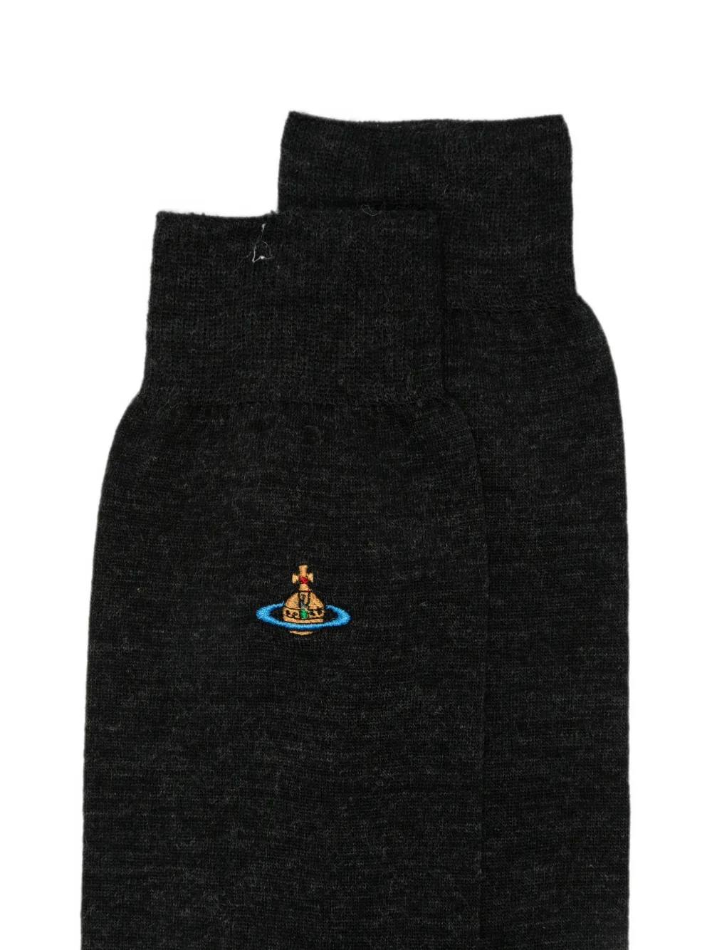 Vivienne Westwood Orb-embroidered socks Grijs