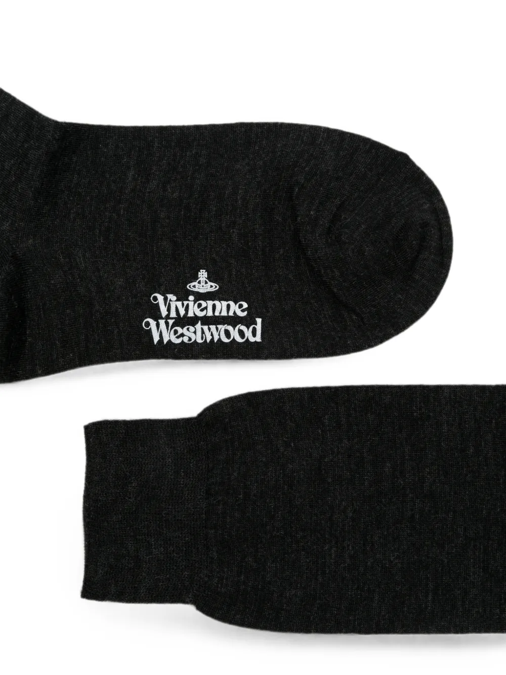 Vivienne Westwood Orb-embroidered socks Grijs
