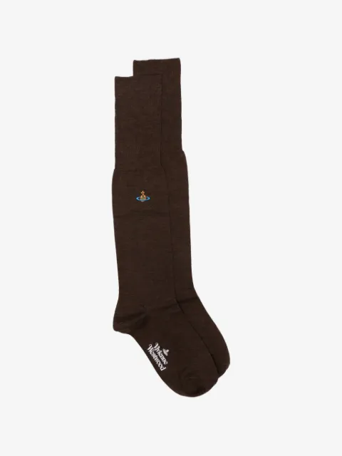 Vivienne Westwood Orb-embroidered socks