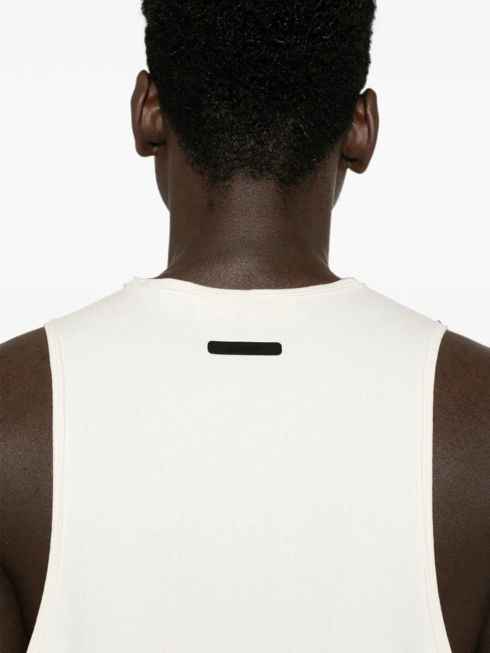 FEAR OF GOD ESSENTIALS Essential geribbelde tanktop Beige
