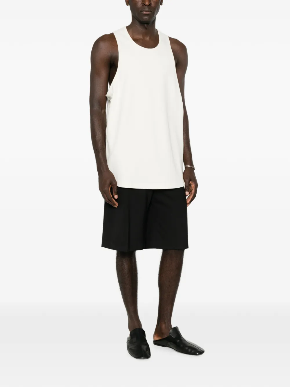FEAR OF GOD ESSENTIALS Essential geribbelde tanktop Beige