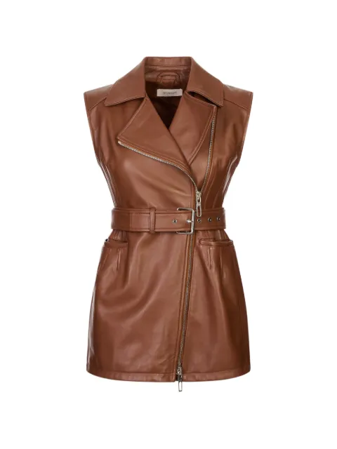 Sportmax Favella belted sleeveless jacket