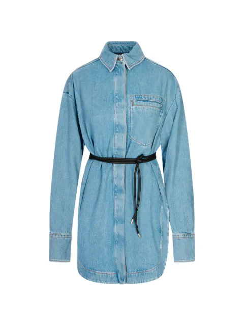 Sportmax belted denim shirt