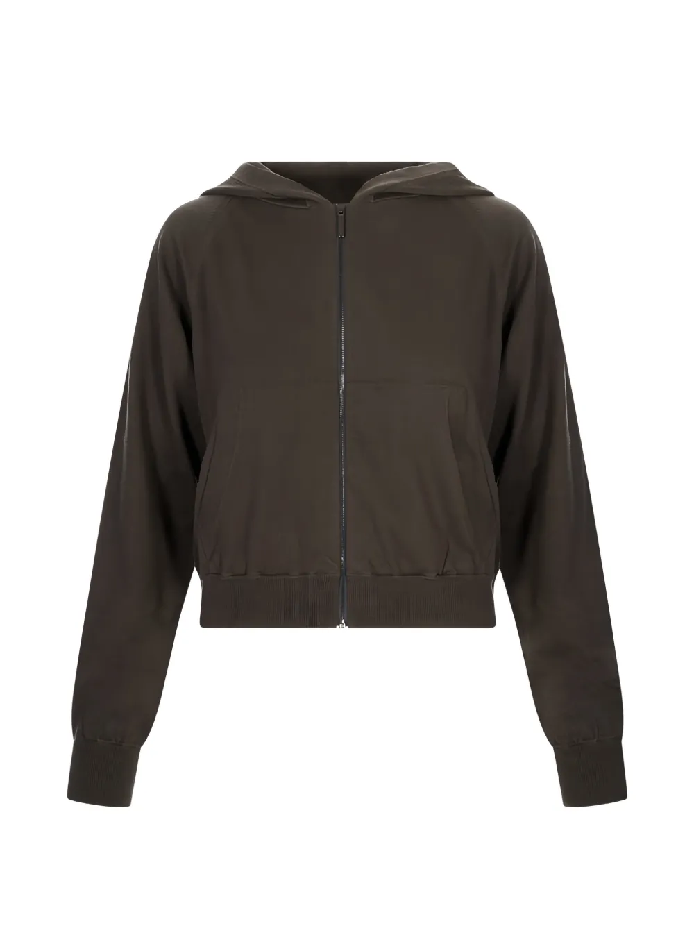 'S Max Mara zip-up knitted hoodie - Braun