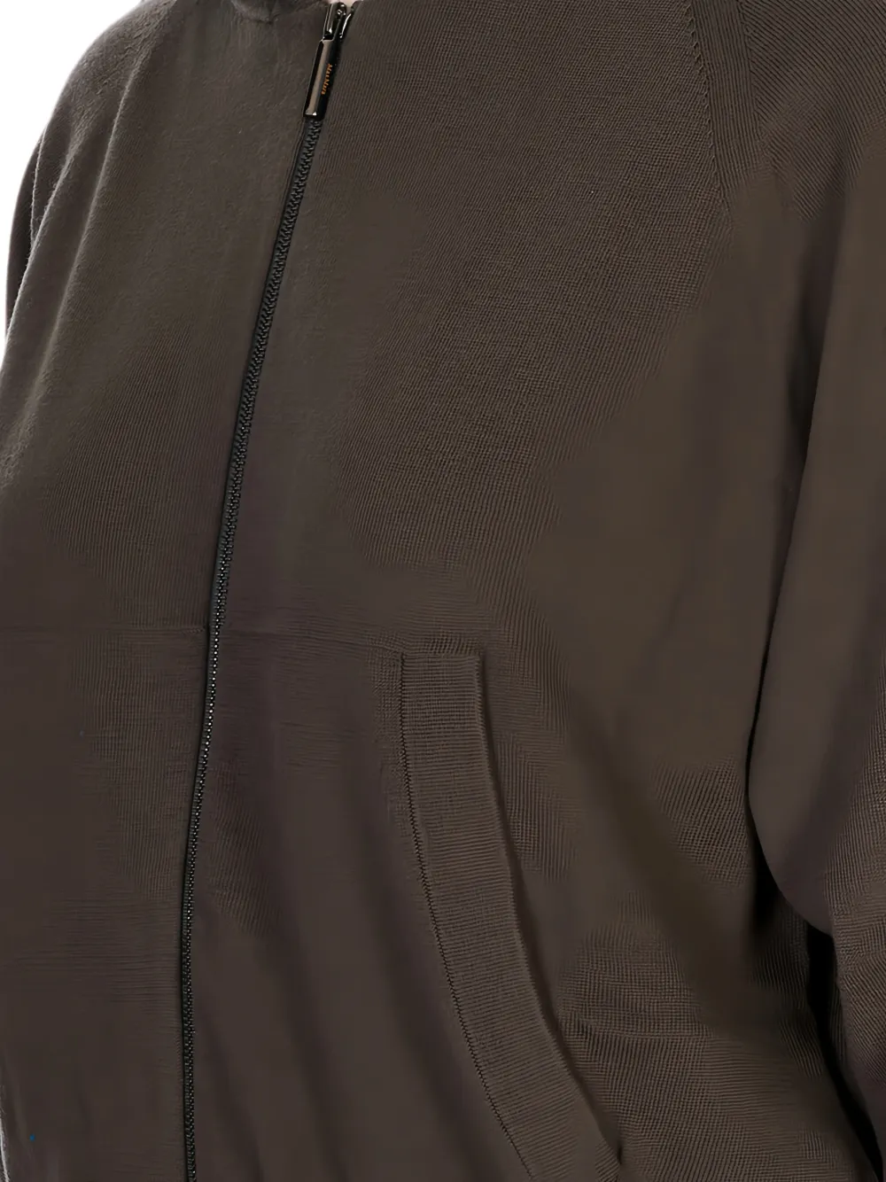 'S Max Mara zip-up knitted hoodie Bruin