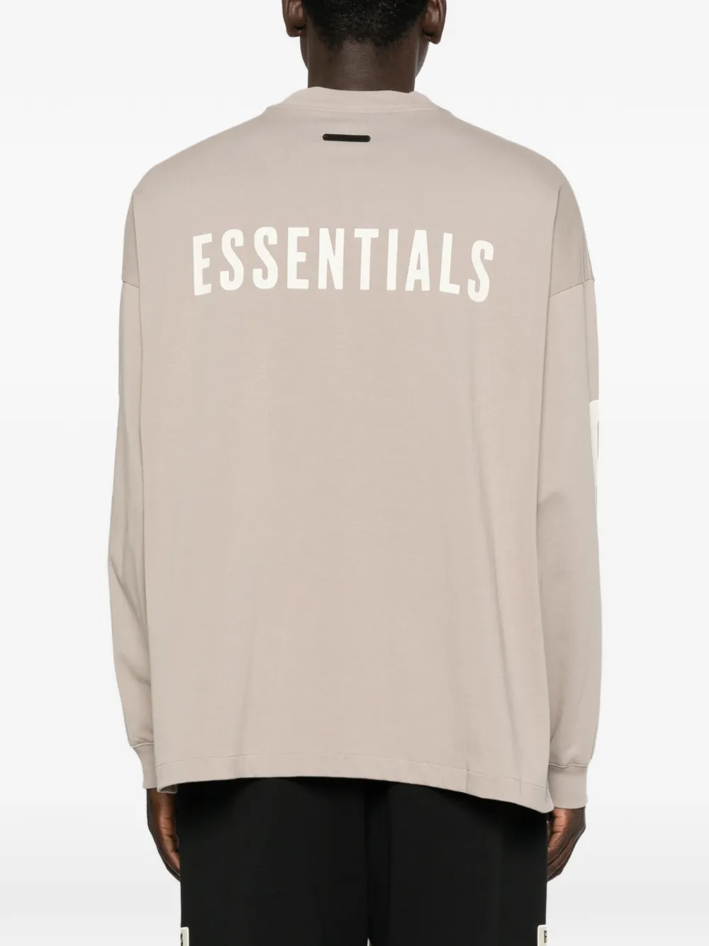 FEAR OF GOD ESSENTIALS Merch T-shirt met lange mouwen Beige