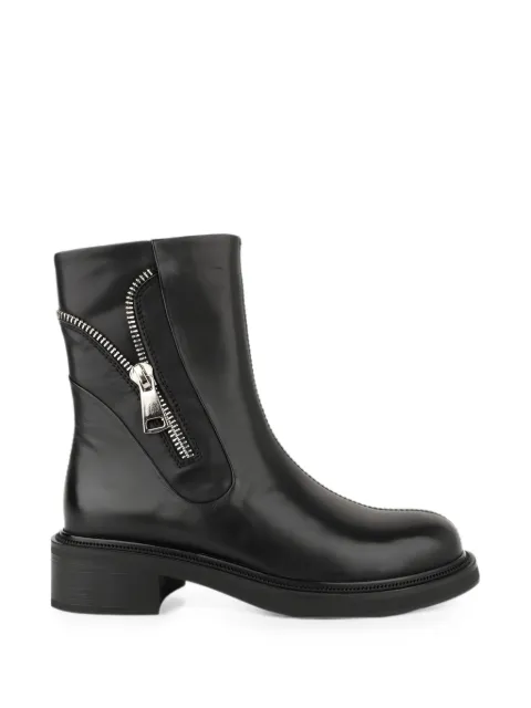 LINDA BAUMANN botas de piel con detalle de cierre