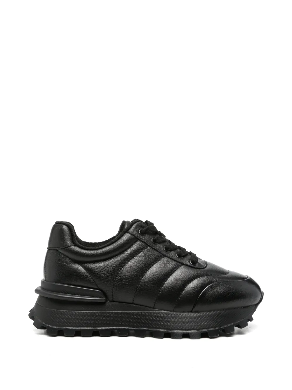 LINDA BAUMANN quilted leather sneakers