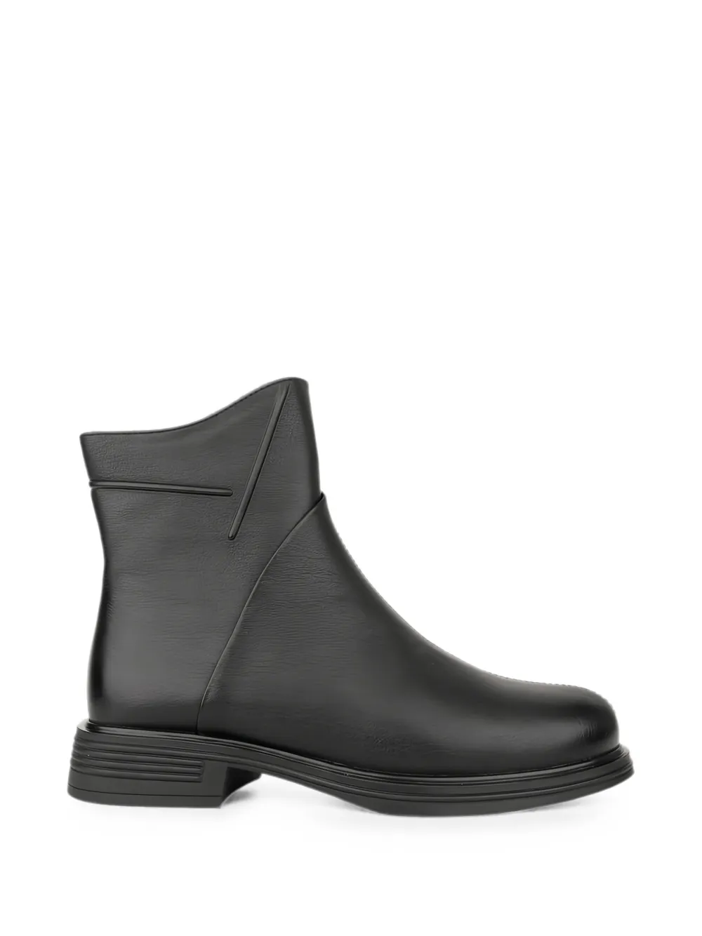 Linda Baumann Zip-fastening Ankle Boots In Gray