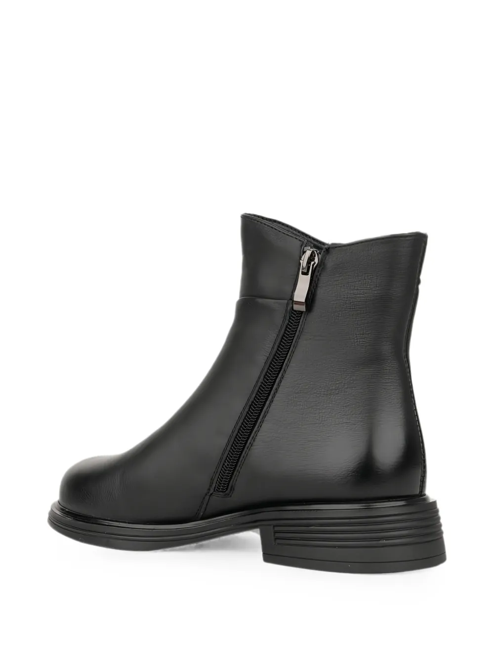 LINDA BAUMANN zip-fastening ankle boots Zwart