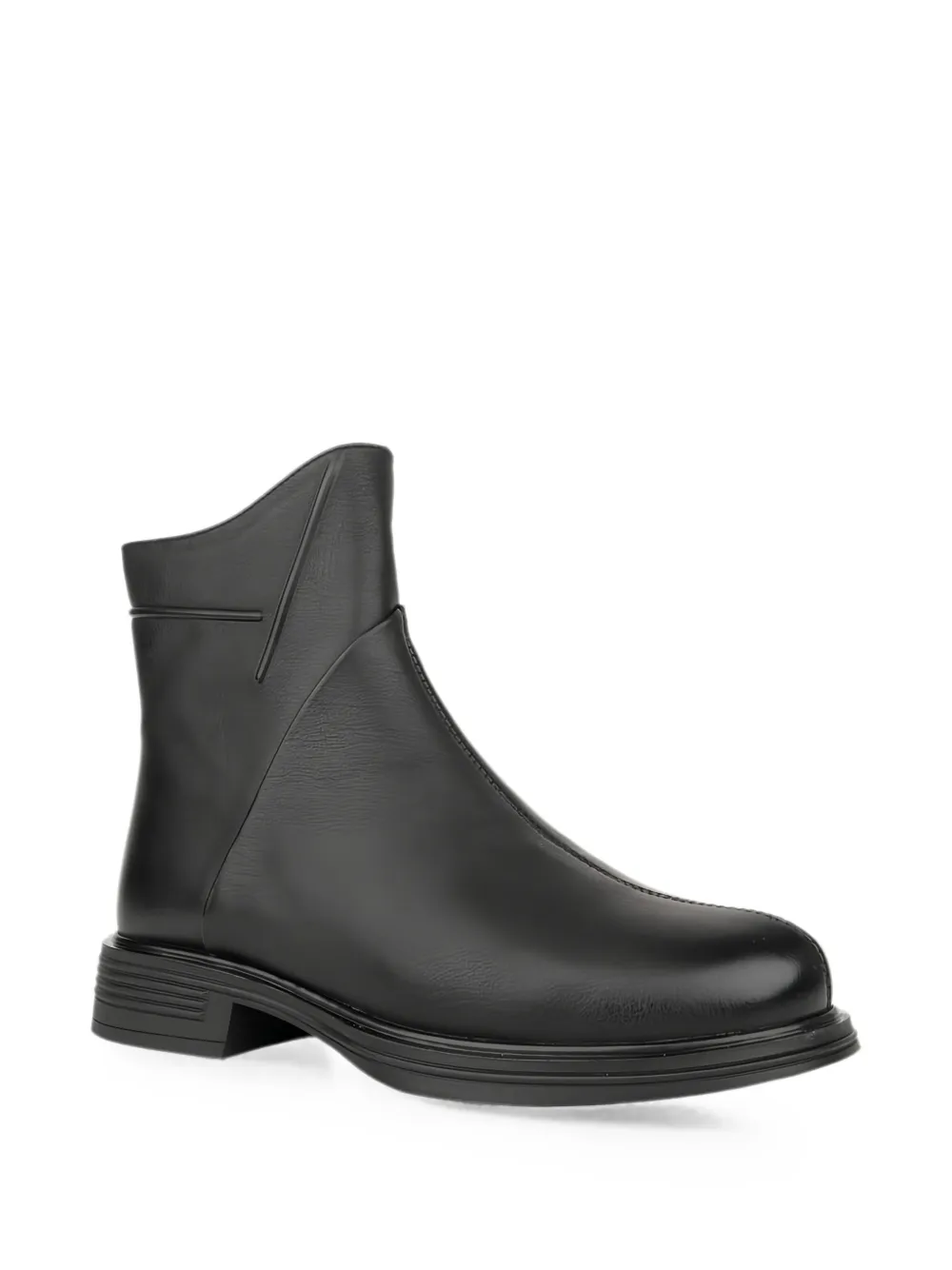 LINDA BAUMANN zip-fastening ankle boots Zwart
