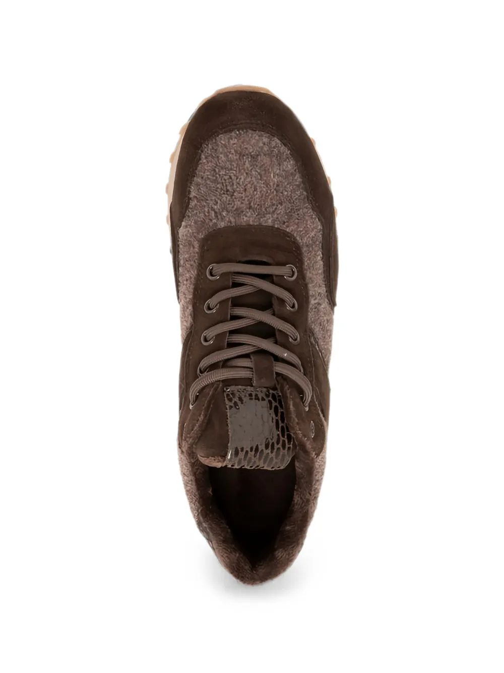 LINDA BAUMANN panelled sneakers Bruin