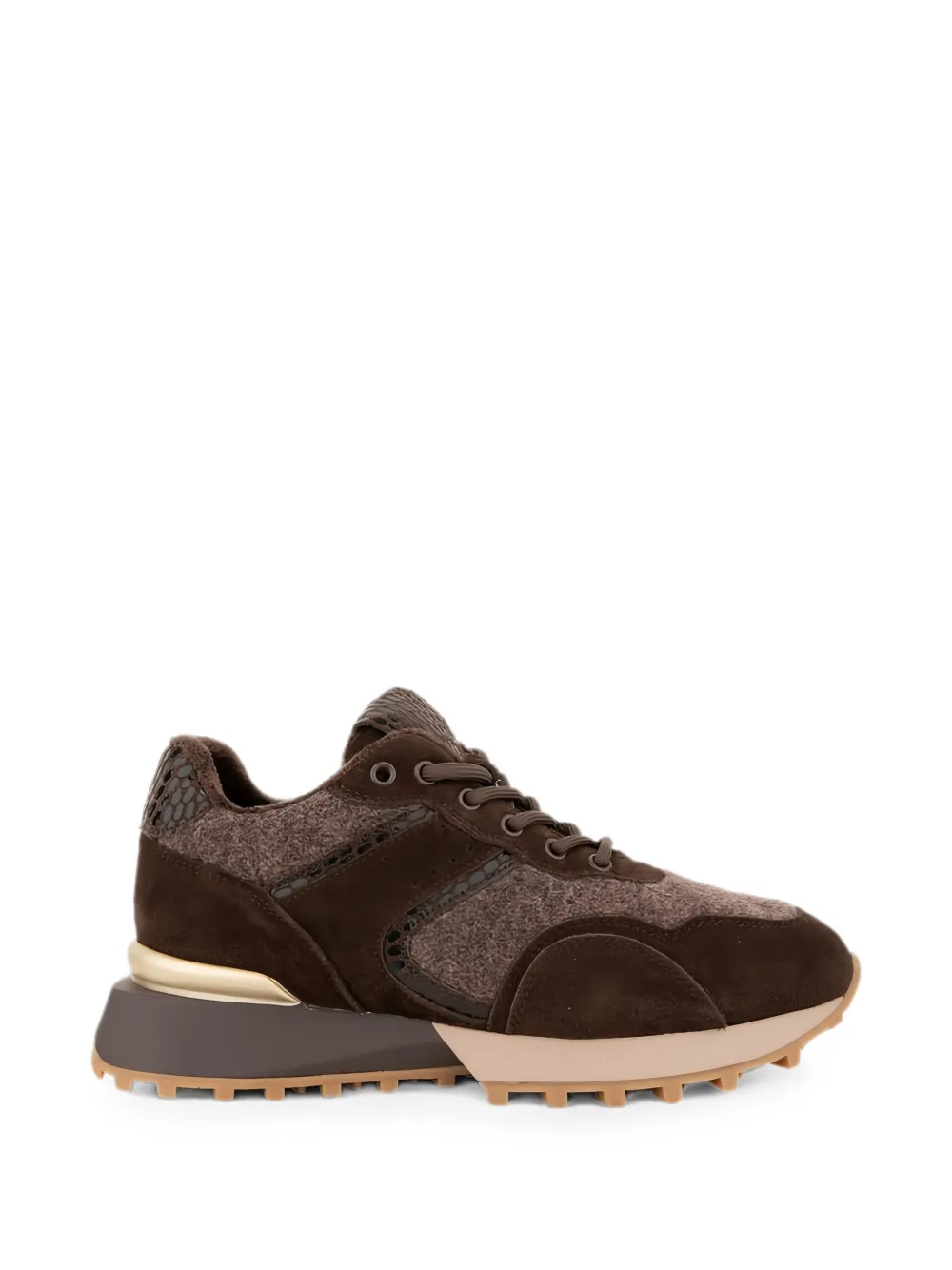 LINDA BAUMANN panelled sneakers Bruin