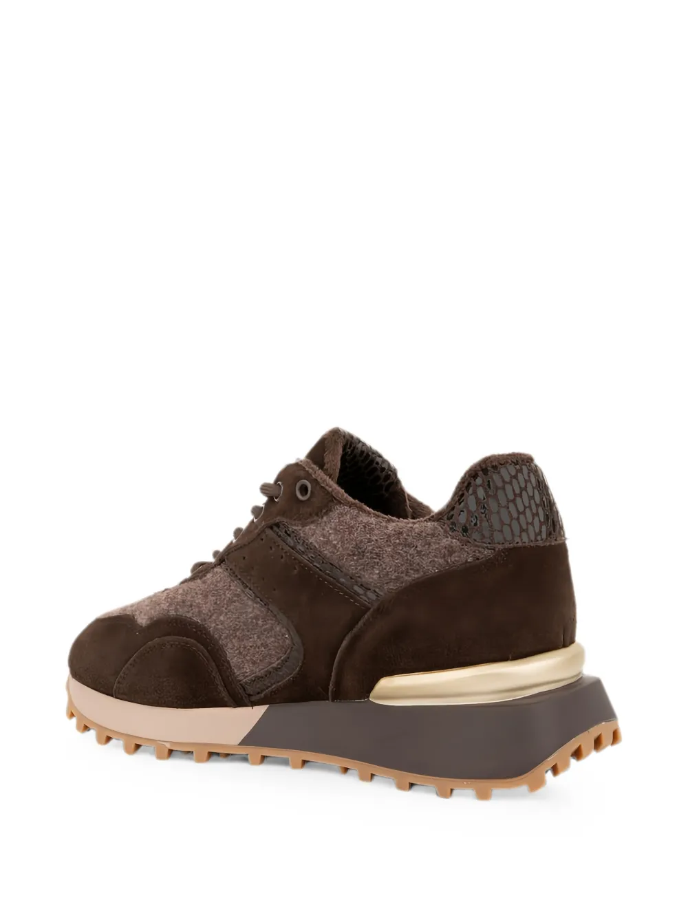 LINDA BAUMANN panelled sneakers Bruin
