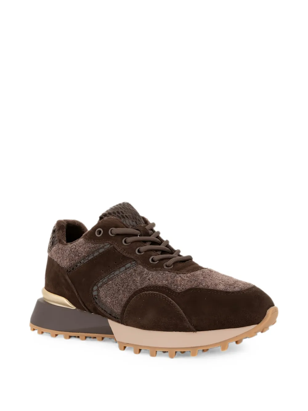 LINDA BAUMANN panelled sneakers Bruin