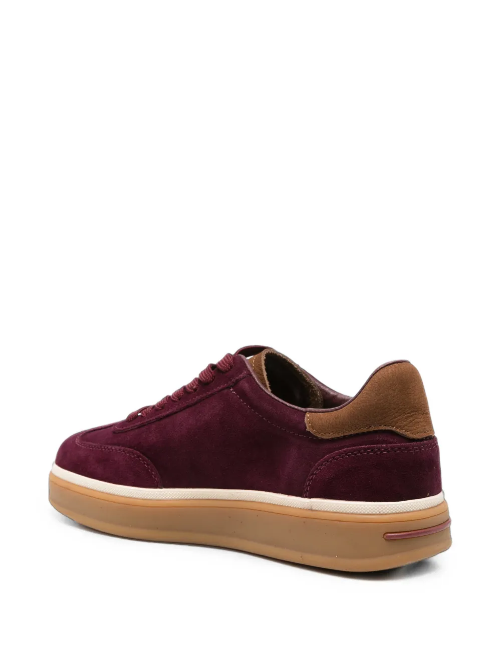 LINDA BAUMANN lace-up sneakers Rood