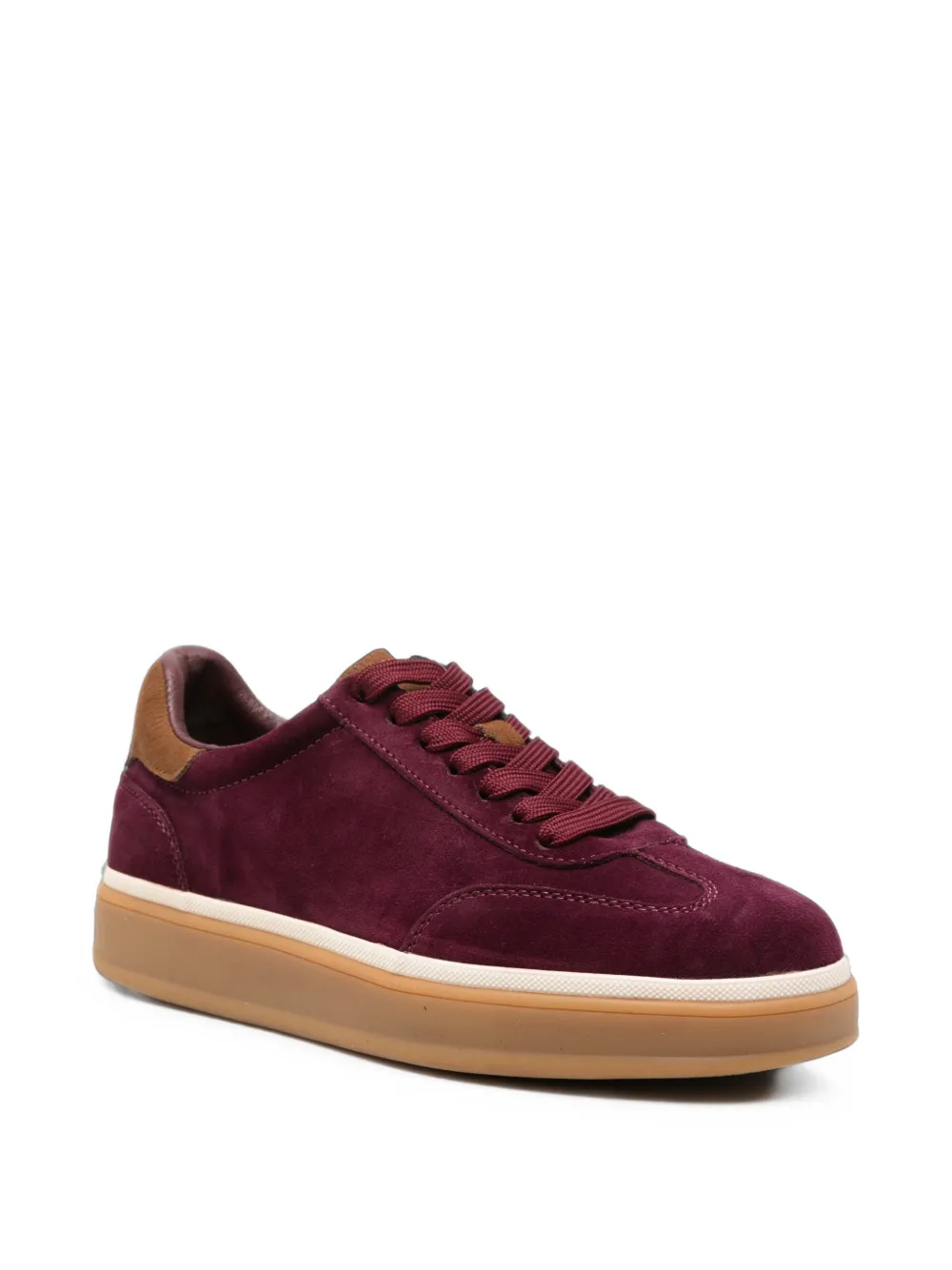LINDA BAUMANN lace-up sneakers Rood