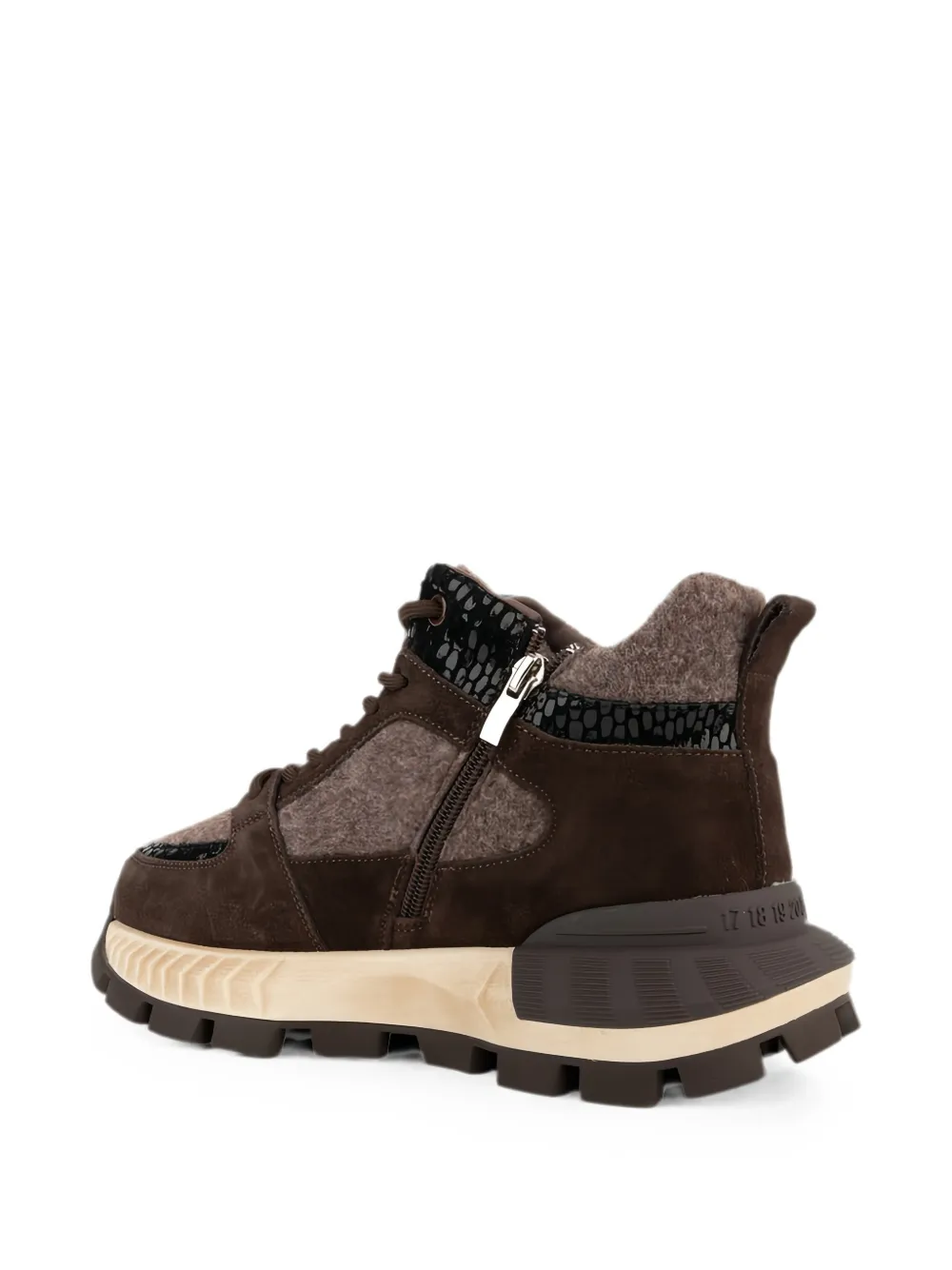 LINDA BAUMANN panelled sneakers Bruin