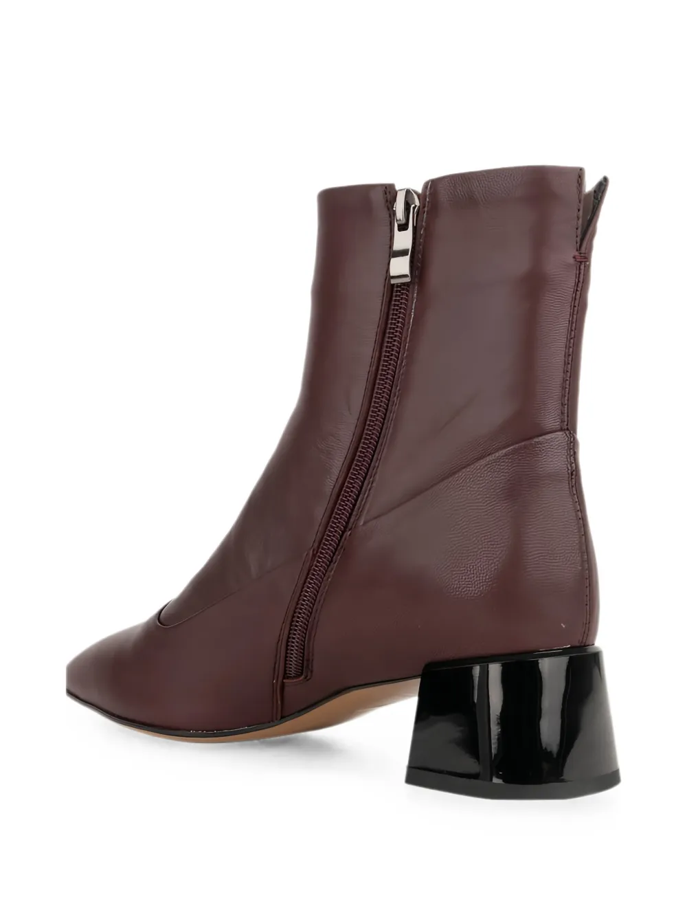 LINDA BAUMANN block-heel ankle boots Paars