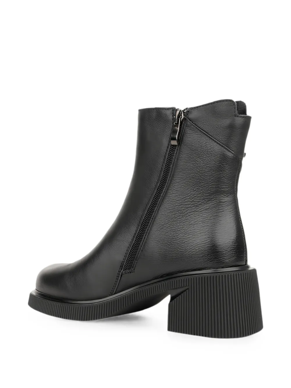 LINDA BAUMANN zip-fastening ankle boots Zwart