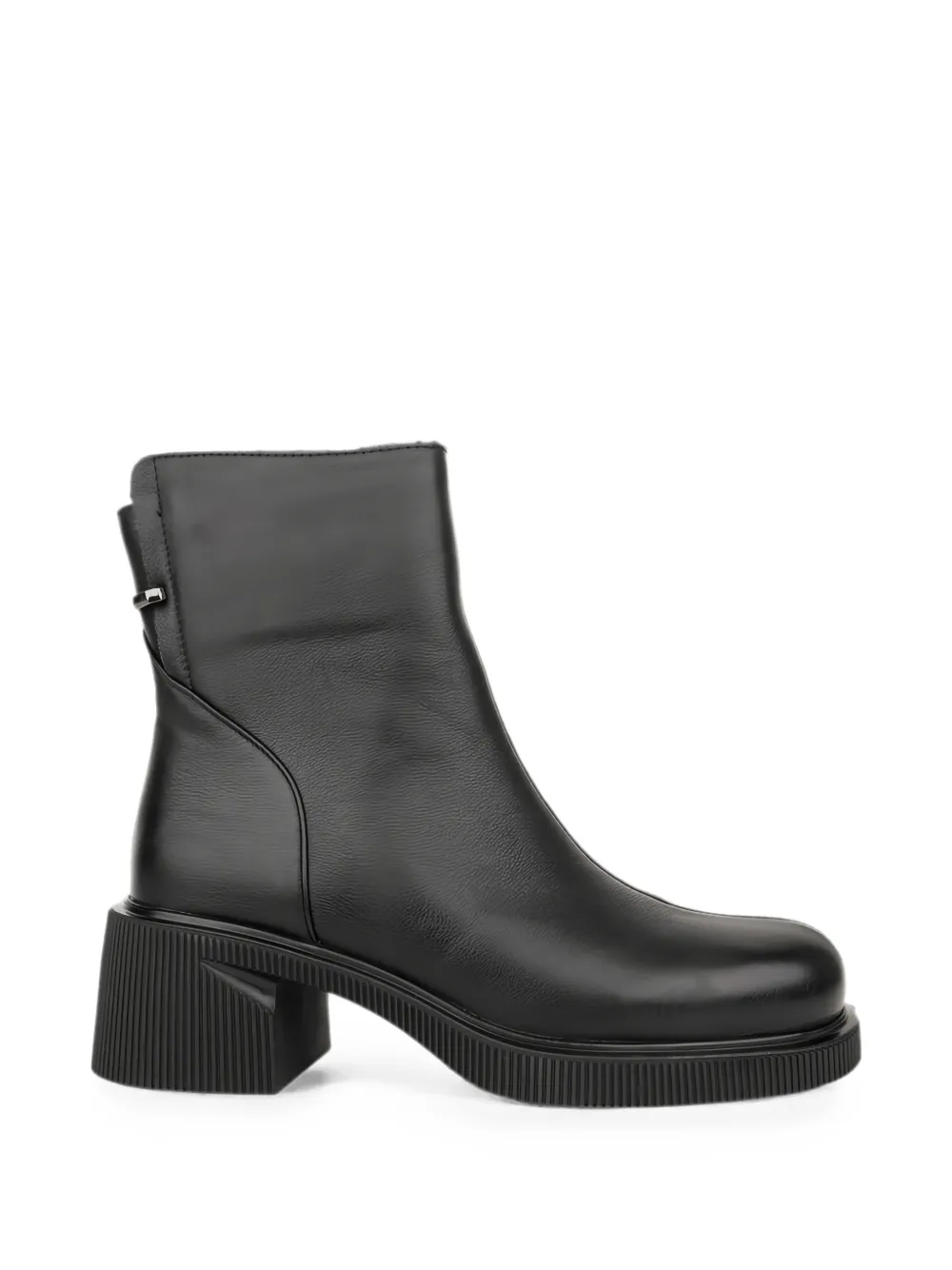 LINDA BAUMANN zip-fastening ankle boots Zwart