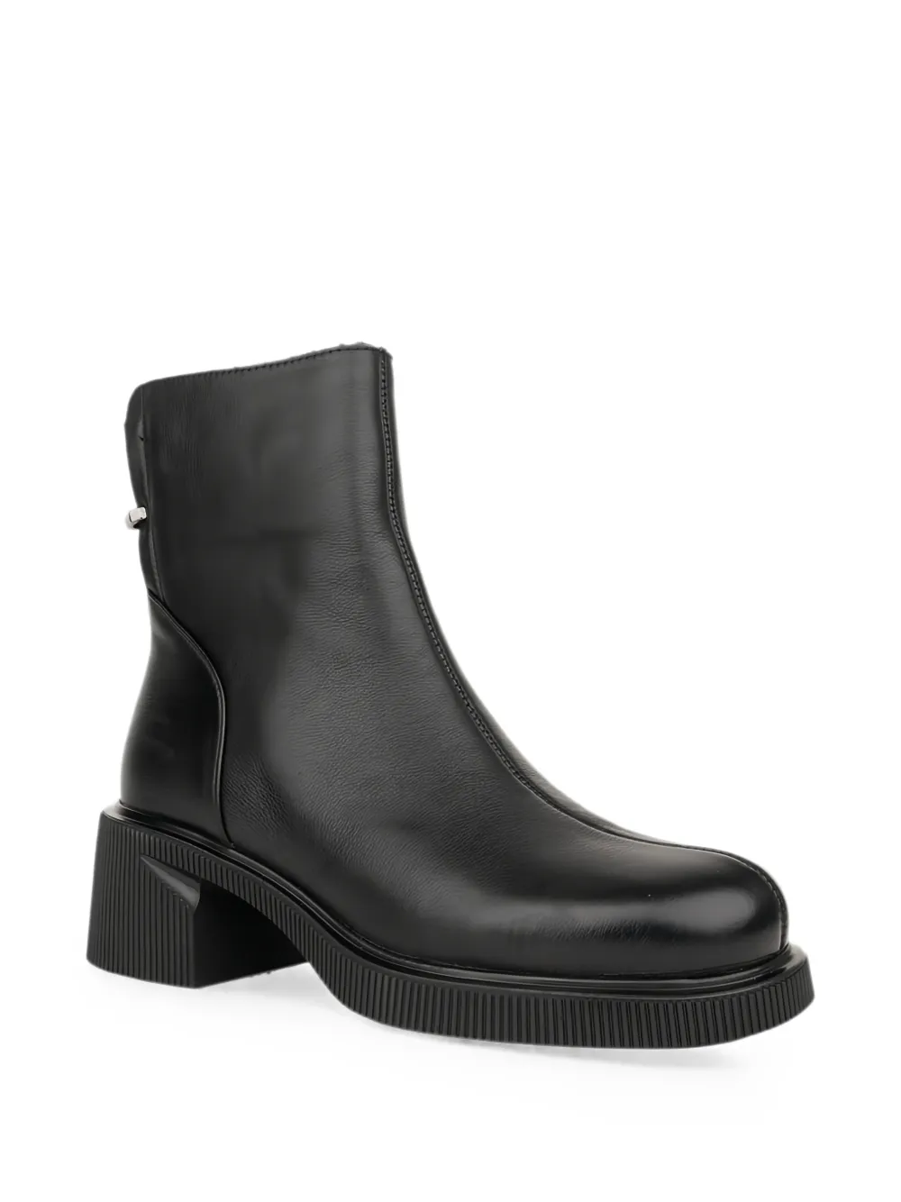 LINDA BAUMANN zip-fastening ankle boots Zwart