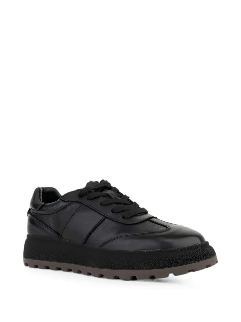 LINDA BAUMANN chunky-sole panelled sneakers Zwart