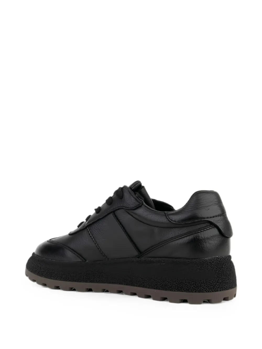 LINDA BAUMANN chunky-sole panelled sneakers Zwart