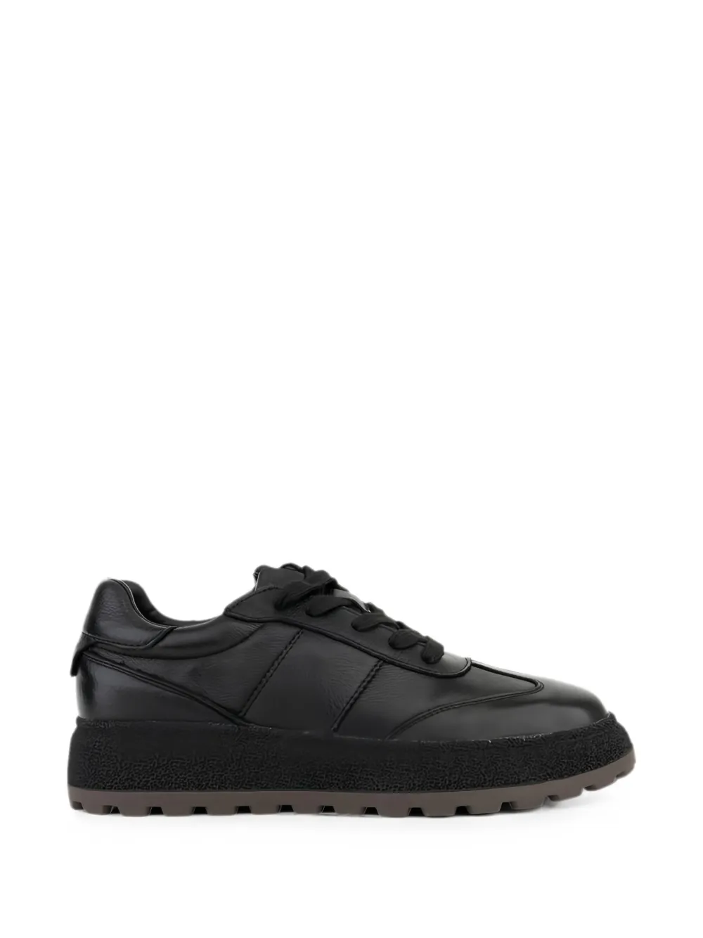 LINDA BAUMANN chunky-sole panelled sneakers Zwart