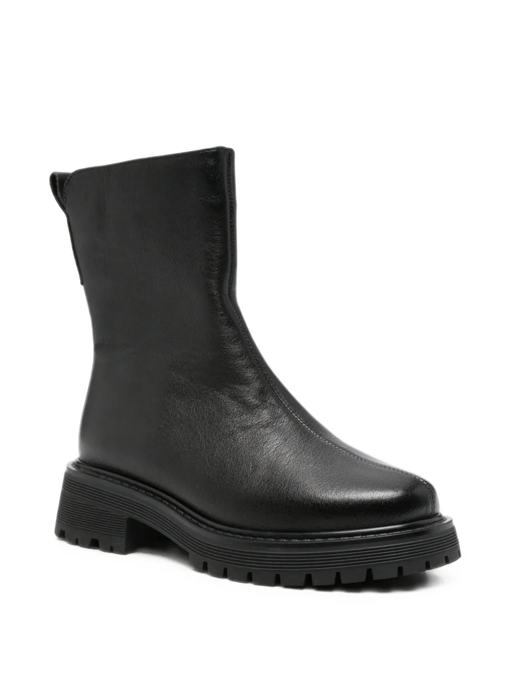 LINDA BAUMANN zip-fastening ankle boots Zwart