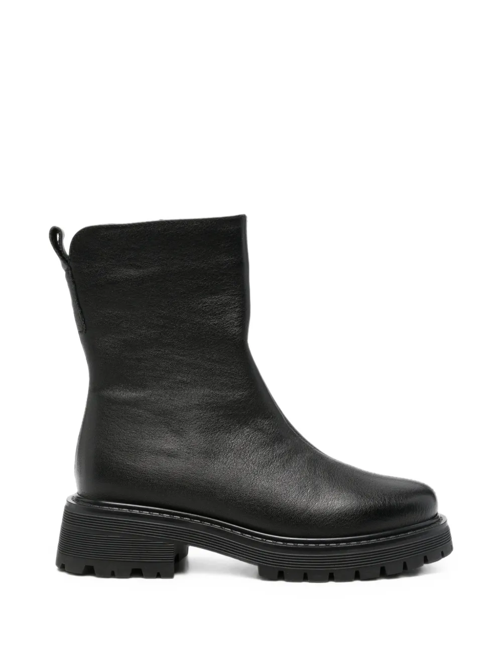 LINDA BAUMANN zip-fastening ankle boots Zwart