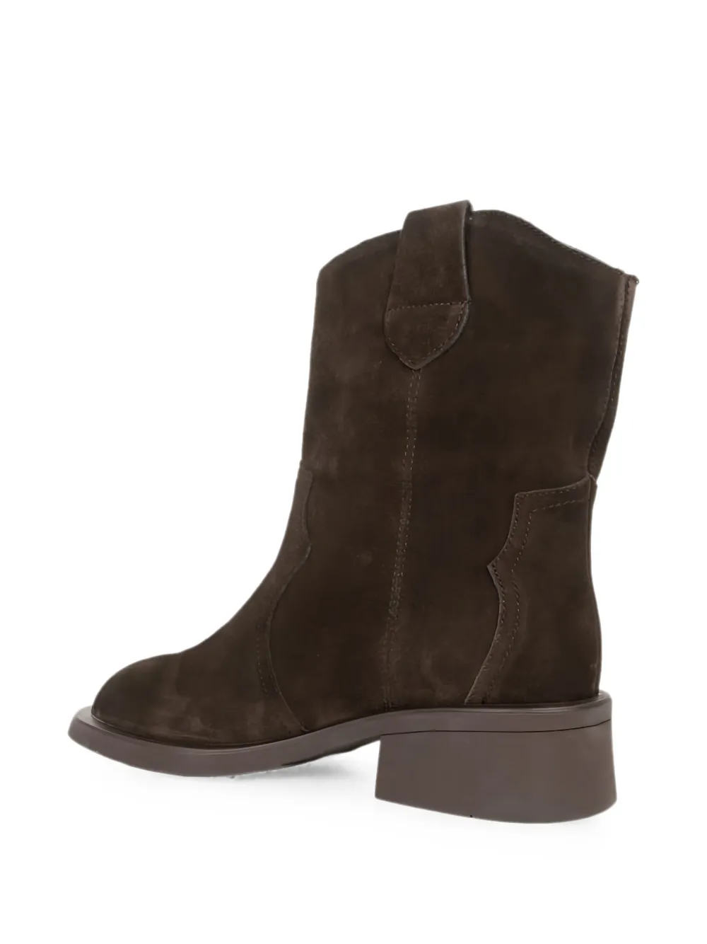 LINDA BAUMANN suede western-style boots Bruin