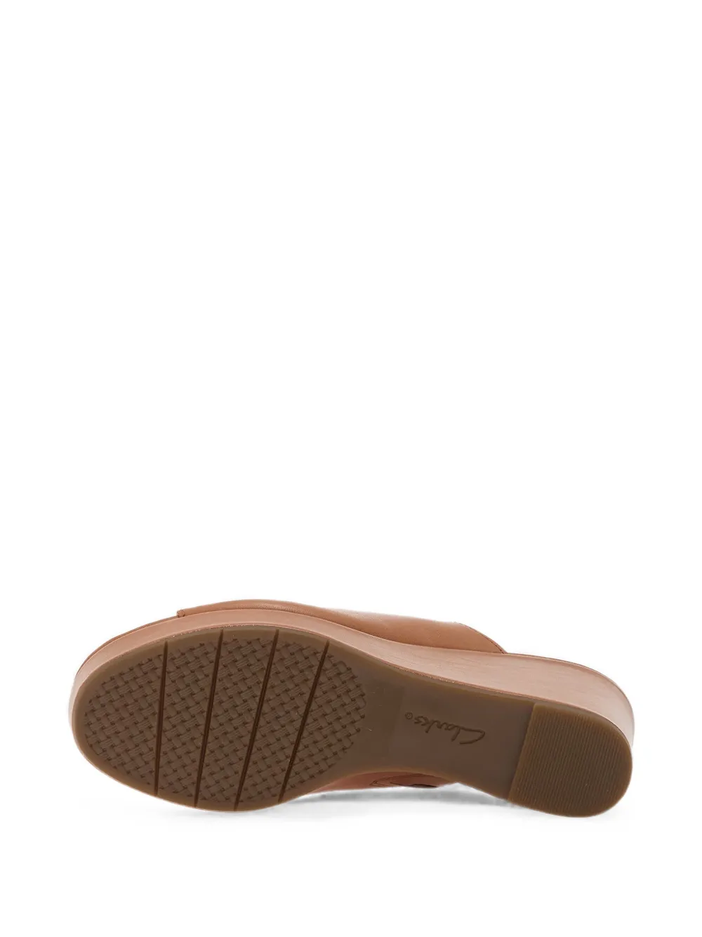 Clarks Sabina open-toe wedge sandals Bruin