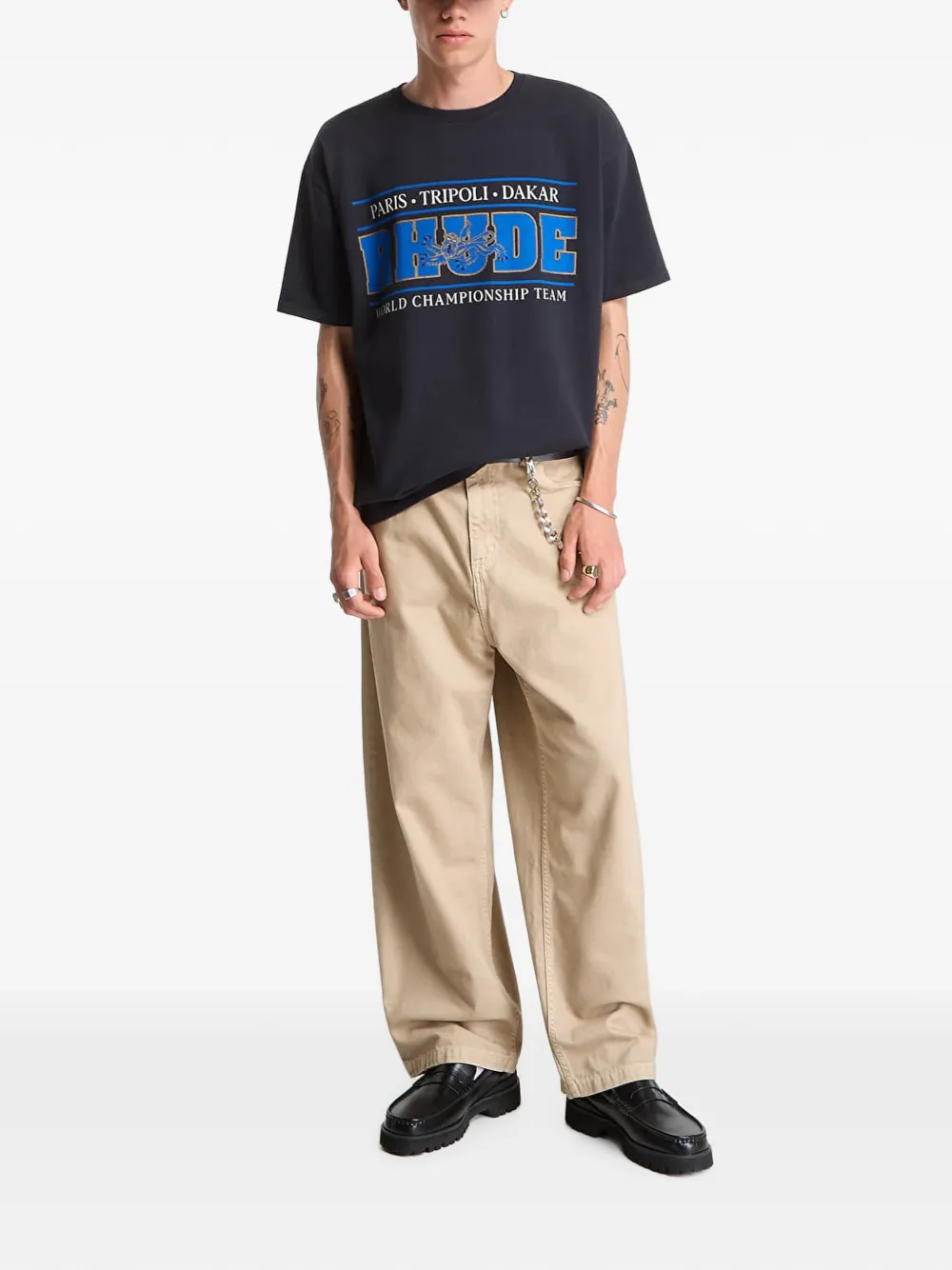 RHUDE graphic-print T-shirt - Nero
