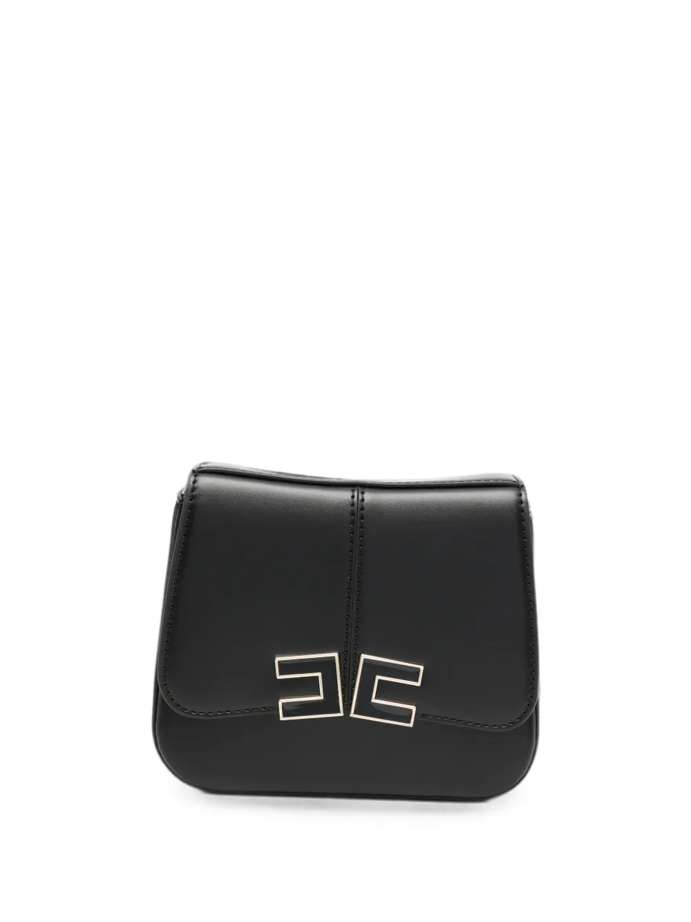Elisabetta Franchi La Mia Bambina logo-plaque shoulder bag - Nero