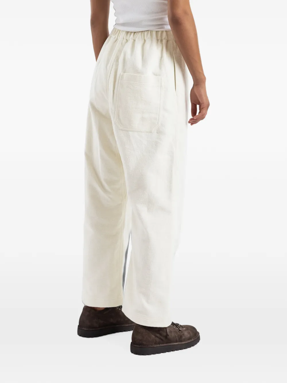 Sofie D'hoore Broek met verlaagd kruis Wit