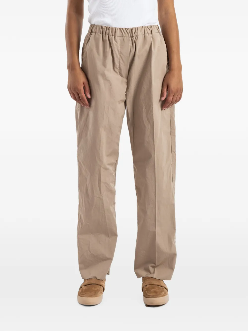 Bergfabel Silvy elasticated-waistband trousers | Neutrals | Image 1