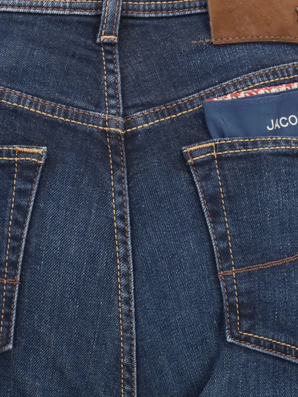 Jacob Cohën Edo logo-patch jeans Blauw