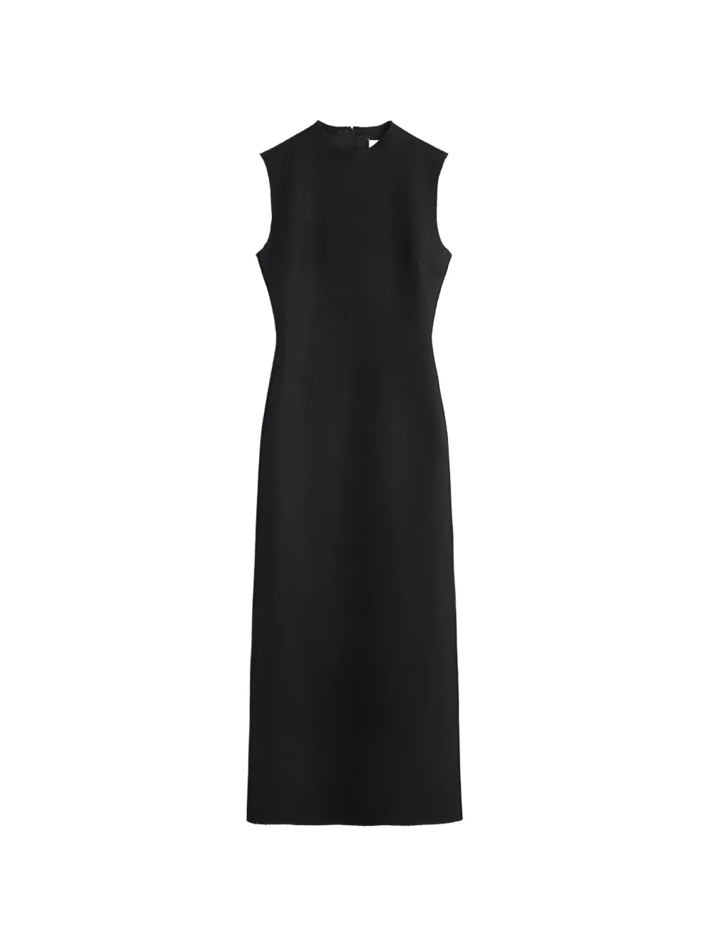 Maison Margiela Mouwloze midi-jurk Zwart