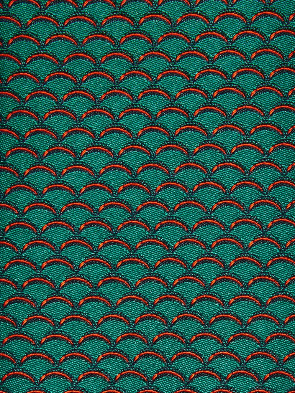 Ferragamo Zijden stropdas met Archi-print Infinite Inspirations Groen