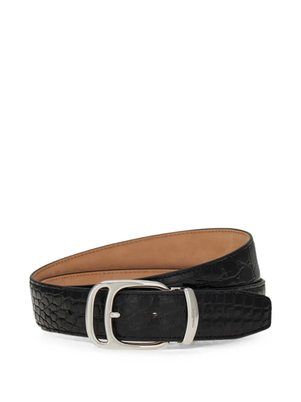 Ferragamo Verstelbare riem Zwart