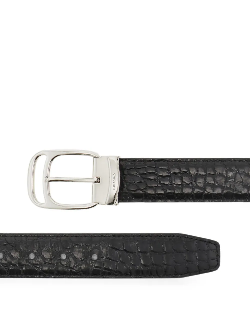 Ferragamo Verstelbare riem Zwart