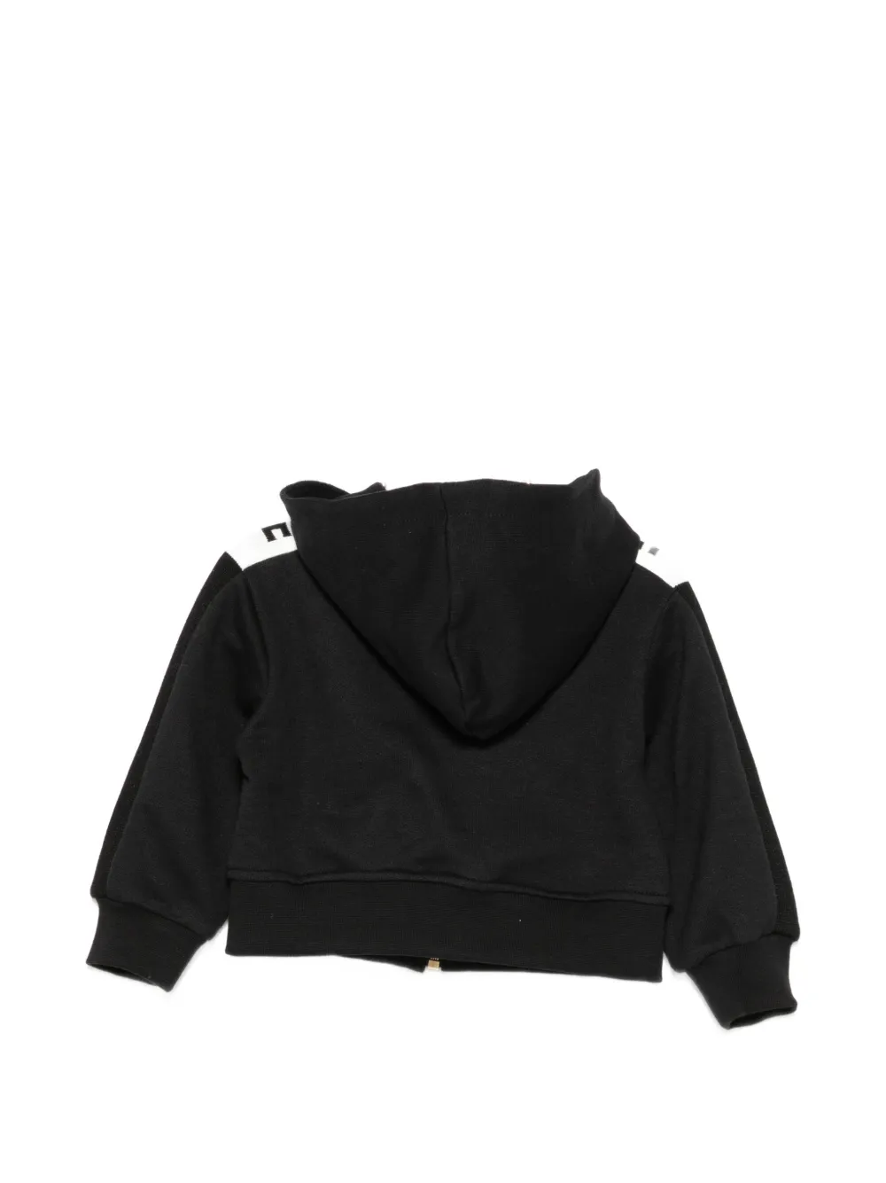 Elisabetta Franchi La Mia Bambina Hoodie met rits Zwart