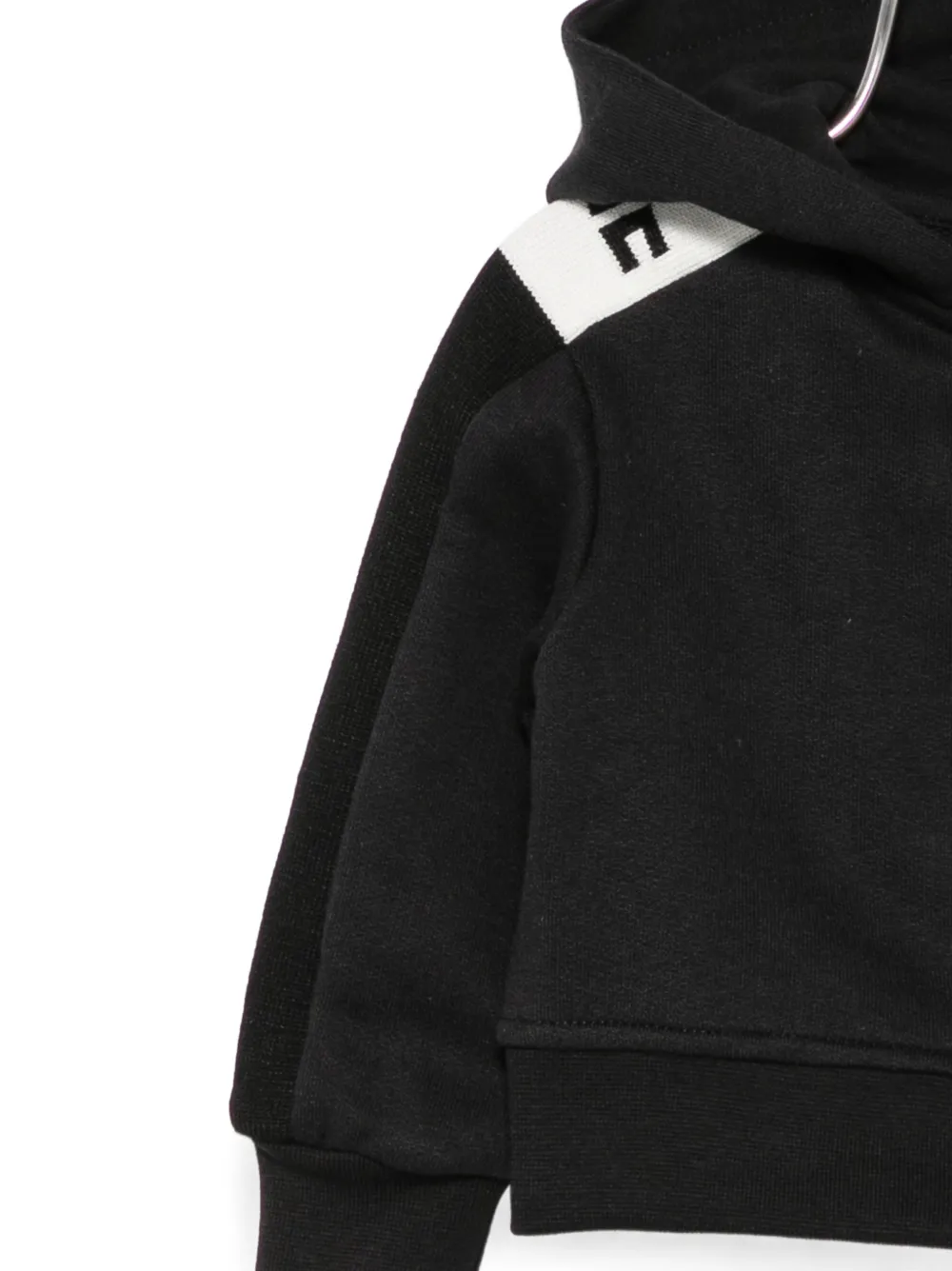 Elisabetta Franchi La Mia Bambina Hoodie met rits Zwart