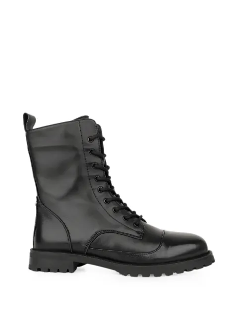 LINDA BAUMANN botas militares con agujetas