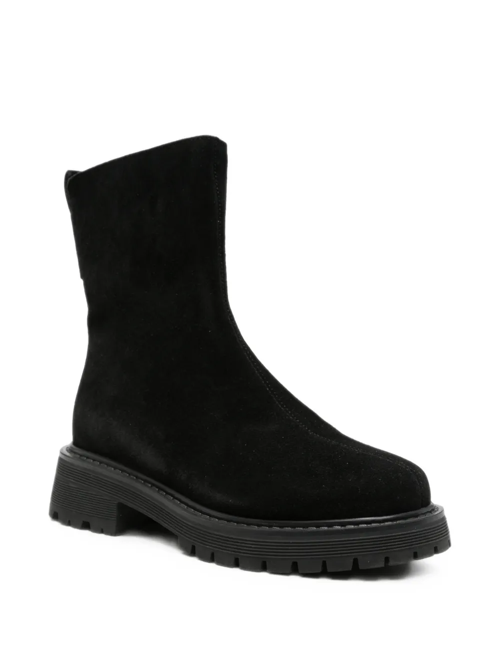 LINDA BAUMANN zip-fastening ankle boots Zwart